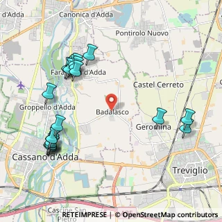 Mappa Via Vasco De Gama, 24045 Fara Gera D'Adda BG, Italia (2.474)