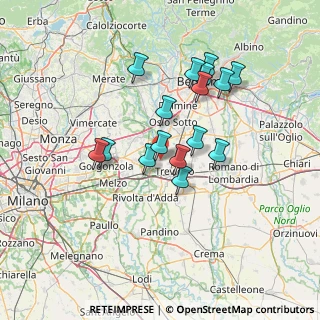 Mappa Via Vasco De Gama, 24045 Fara Gera D'Adda BG, Italia (12.08438)