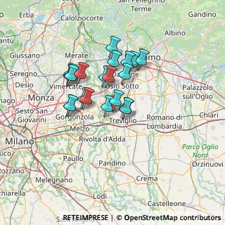 Mappa Via Vasco De Gama, 24045 Fara Gera D'Adda BG, Italia (10.5415)
