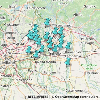 Mappa Via Vasco De Gama, 24045 Fara Gera D'Adda BG, Italia (10.396)