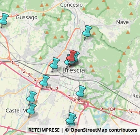 Mappa Via Francesco Lana, 25100 Brescia BS, Italia (3.85846)