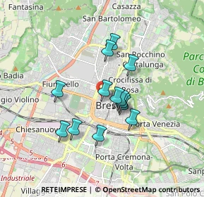 Mappa Via Francesco Lana, 25100 Brescia BS, Italia (1.32615)