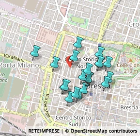 Mappa Via Francesco Lana, 25100 Brescia BS, Italia (0.3875)