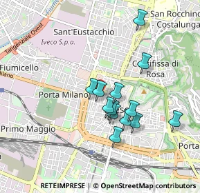 Mappa Via Francesco Lana, 25100 Brescia BS, Italia (0.74231)