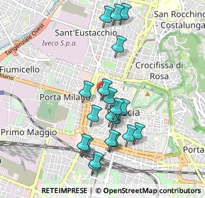 Mappa Via Francesco Lana, 25100 Brescia BS, Italia (0.8845)