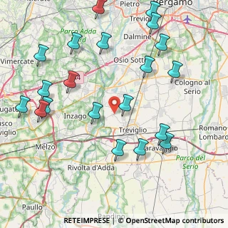 Mappa Via Cristoforo Colombo, 24045 Fara Gera d'Adda BG, Italia (9.8125)