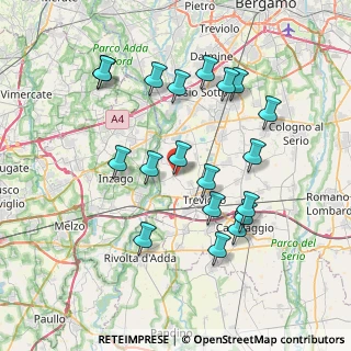 Mappa Via Cristoforo Colombo, 24045 Fara Gera d'Adda BG, Italia (7.51579)