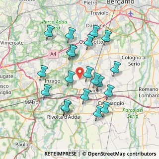 Mappa Via Cristoforo Colombo, 24045 Fara Gera d'Adda BG, Italia (6.94)