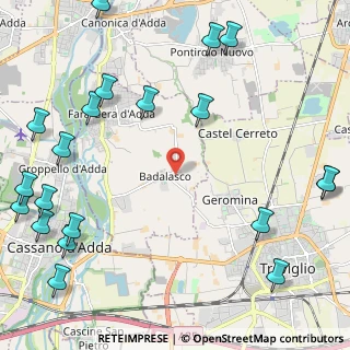 Mappa Via Cristoforo Colombo, 24045 Fara Gera d'Adda BG, Italia (3.212)
