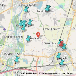 Mappa Via Cristoforo Colombo, 24045 Fara Gera d'Adda BG, Italia (2.72857)