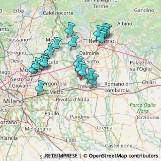 Mappa Via Cristoforo Colombo, 24045 Fara Gera d'Adda BG, Italia (14.231)