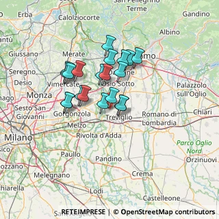 Mappa Via Cristoforo Colombo, 24045 Fara Gera d'Adda BG, Italia (10.6465)