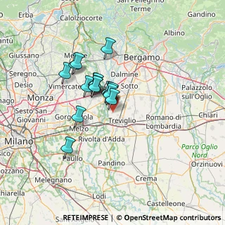 Mappa Via Cristoforo Colombo, 24045 Fara Gera d'Adda BG, Italia (9.64438)