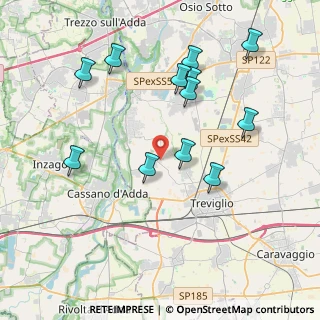 Mappa Via Cristoforo Colombo, 24045 Fara Gera d'Adda BG, Italia (4.01333)