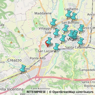 Mappa Via Arrigo Boito, 36100 Vicenza VI, Italia (2.09786)