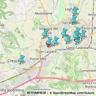Mappa Via Arrigo Boito, 36100 Vicenza VI, Italia (2.08)