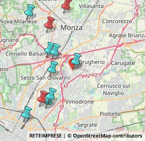 Mappa Via Giambattista Pergolesi, 20093 Cologno Monzese MI, Italia (4.40545)