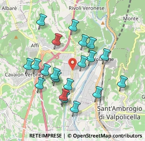 Mappa Viale I' Maggio, 37010 Rivoli Veronese VR, Italia (1.757)