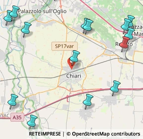 Mappa SP 17, 25032 Chiari BS, Italia (6.59556)