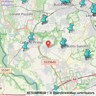 Mappa Via Papa Giovanni XXIII, 20010 Buscate MI, Italia (6.9515)