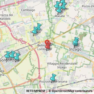 Mappa 20060 Bellinzago Lombardo MI, Italia (2.90143)