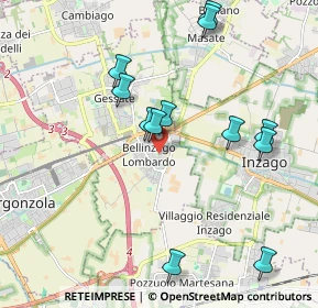 Mappa 20060 Bellinzago Lombardo MI, Italia (2.035)