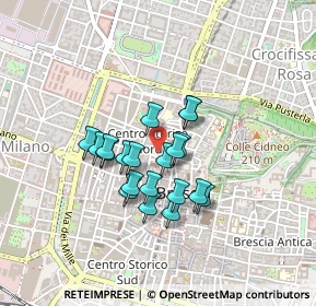 Mappa Via Ventura Fenarolo, 25122 Brescia BS, Italia (0.315)