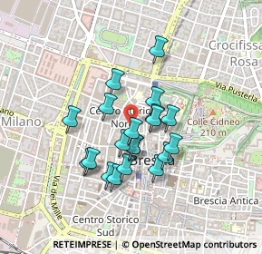 Mappa Via Ventura Fenarolo, 25122 Brescia BS, Italia (0.336)