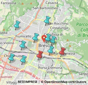 Mappa Via Ventura Fenarolo, 25122 Brescia BS, Italia (1.75636)