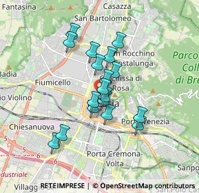 Mappa Via Ventura Fenarolo, 25122 Brescia BS, Italia (1.31611)