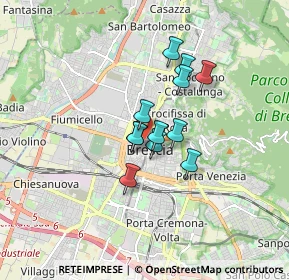 Mappa Via Ventura Fenarolo, 25122 Brescia BS, Italia (1.105)