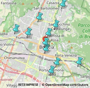 Mappa Via Ventura Fenarolo, 25122 Brescia BS, Italia (1.91909)