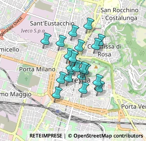 Mappa Via Ventura Fenarolo, 25122 Brescia BS, Italia (0.5805)