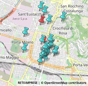 Mappa Via Ventura Fenarolo, 25122 Brescia BS, Italia (0.7195)