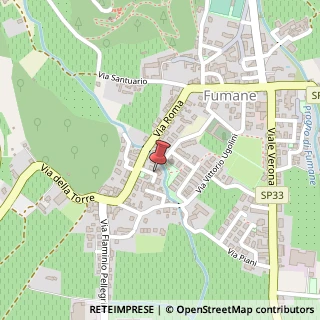 Mappa Via Monsignor A. Perobelli, 37, 37022 Fumane, Verona (Veneto)