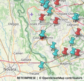 Mappa Via dell'Artigianato, 20022 Castano Primo MI, Italia (9.935)