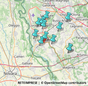 Mappa Via dell'Artigianato, 20022 Castano Primo MI, Italia (5.7475)