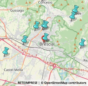 Mappa Vicolo del Moro, 25122 Brescia BS, Italia (5.1725)