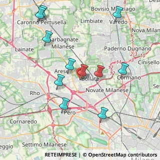 Mappa Via della Repubblica, 20021 Bollate MI, Italia (4.28909)