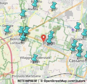 Mappa SP 11, 20065 Inzago MI (2.5695)