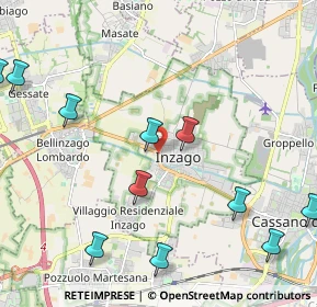 Mappa SP 11, 20065 Inzago MI (2.97571)