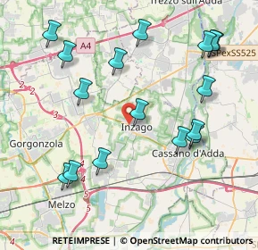 Mappa SP 11, 20065 Inzago MI (4.4975)
