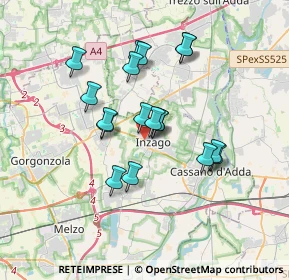 Mappa SP 11, 20065 Inzago MI (2.89833)