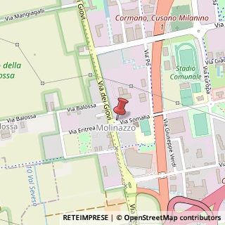Mappa Via Somalia, 1, 20032 Cormano MI, Italia, 20032 Cormano, Milano (Lombardia)