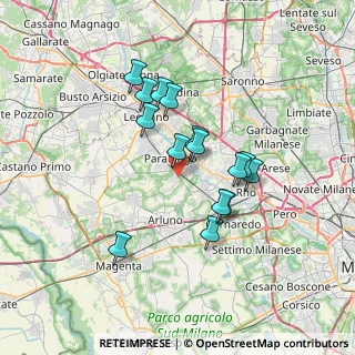 Mappa Via Olona, 20015 Parabiago MI, Italia (5.80933)