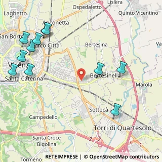 Mappa Via Vivorio Agostino, 36100 Vicenza VI, Italia (2.82)