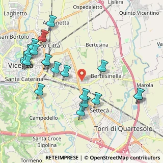 Mappa Via Vivorio Agostino, 36100 Vicenza VI, Italia (2.3565)