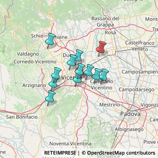 Mappa Via Vivorio Agostino, 36100 Vicenza VI, Italia (9.17583)