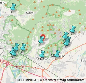 Mappa Via Guglielmo Marconi, 25082 Botticino BS, Italia (4.64833)
