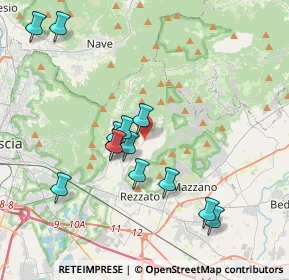 Mappa Via Guglielmo Marconi, 25082 Botticino BS, Italia (3.74538)